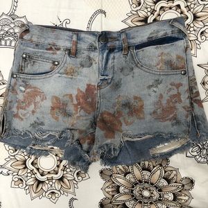 Free People Denim shorts